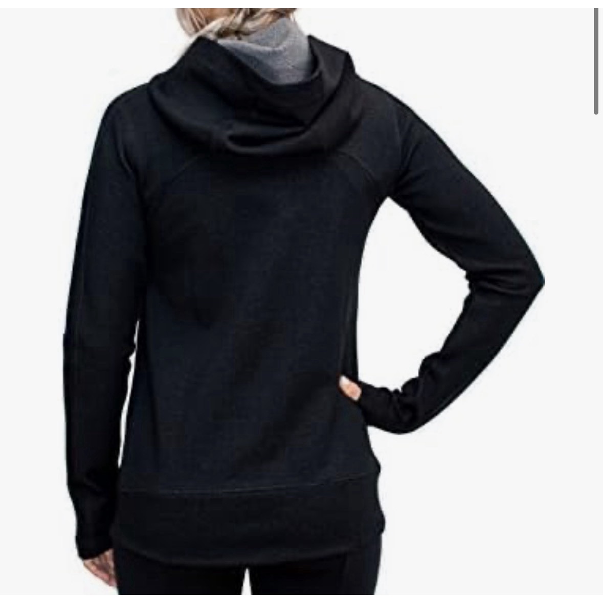 Nwt Woolx Women's Elsie Heavyweight Merino Wool Pullover Performance Hoodie Sz L — image 3 of 8